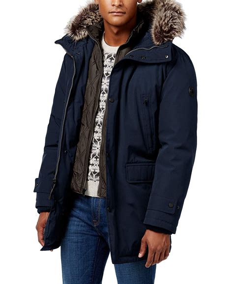 michael kors parka jacket mens|Michael Kors jacket men's sale.